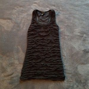 Black racerback tank